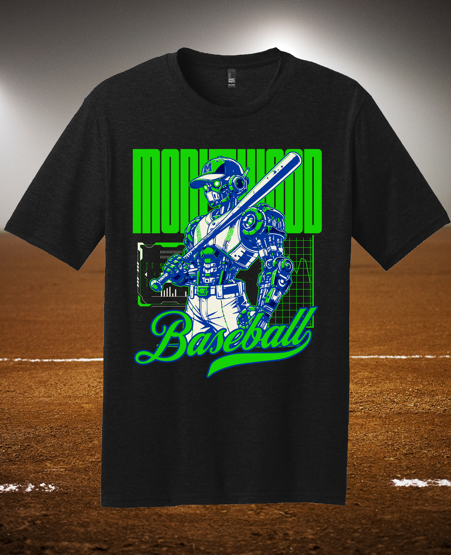 MHS Rams Robotic Baseball Tee