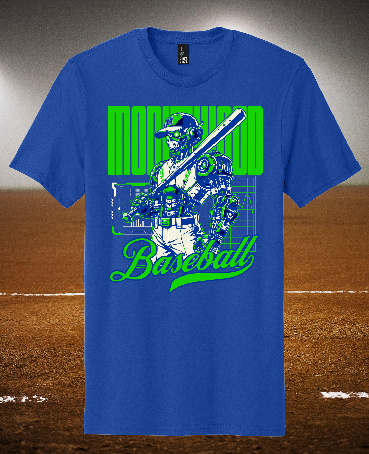MHS Rams Robotic Baseball Tee