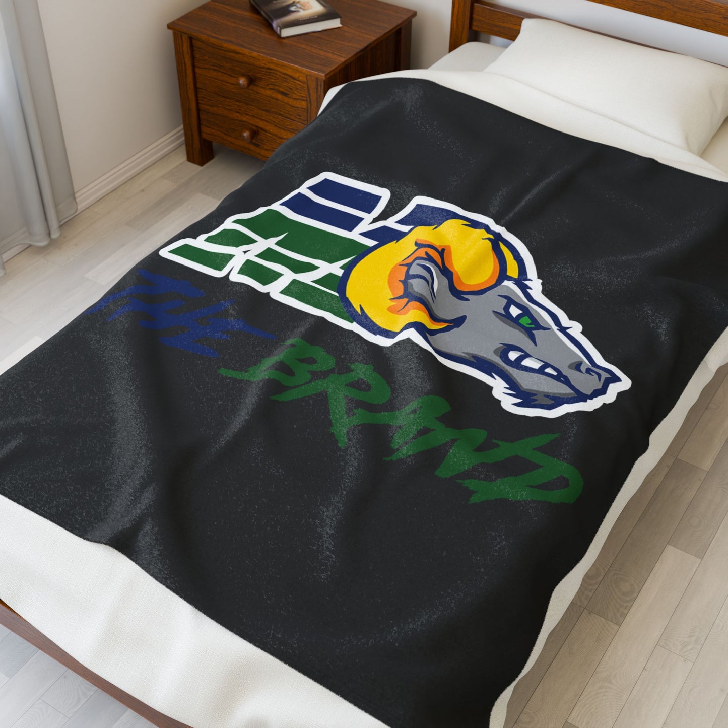 The Brand Cozy Velveteen Plush Blanket