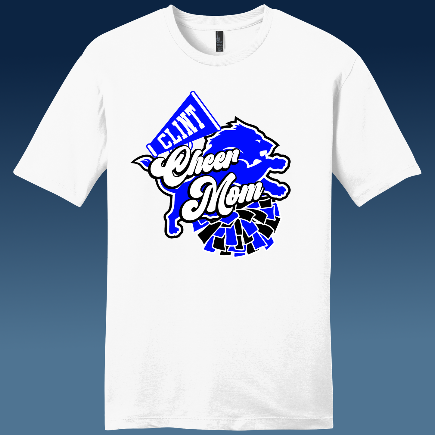 Clint Cheer Mom Tee
