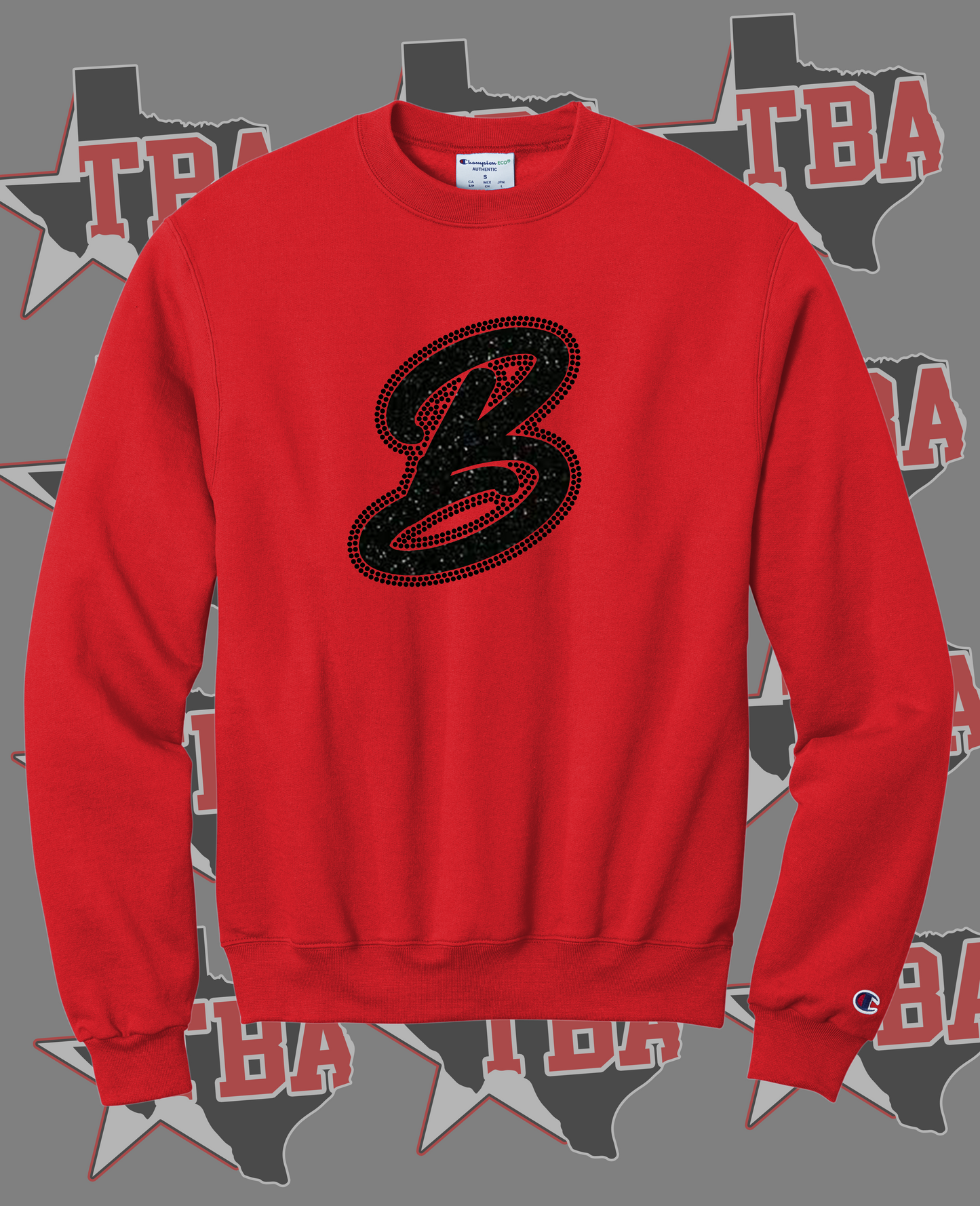 Cant say the B word TBA Crewneck Sweater