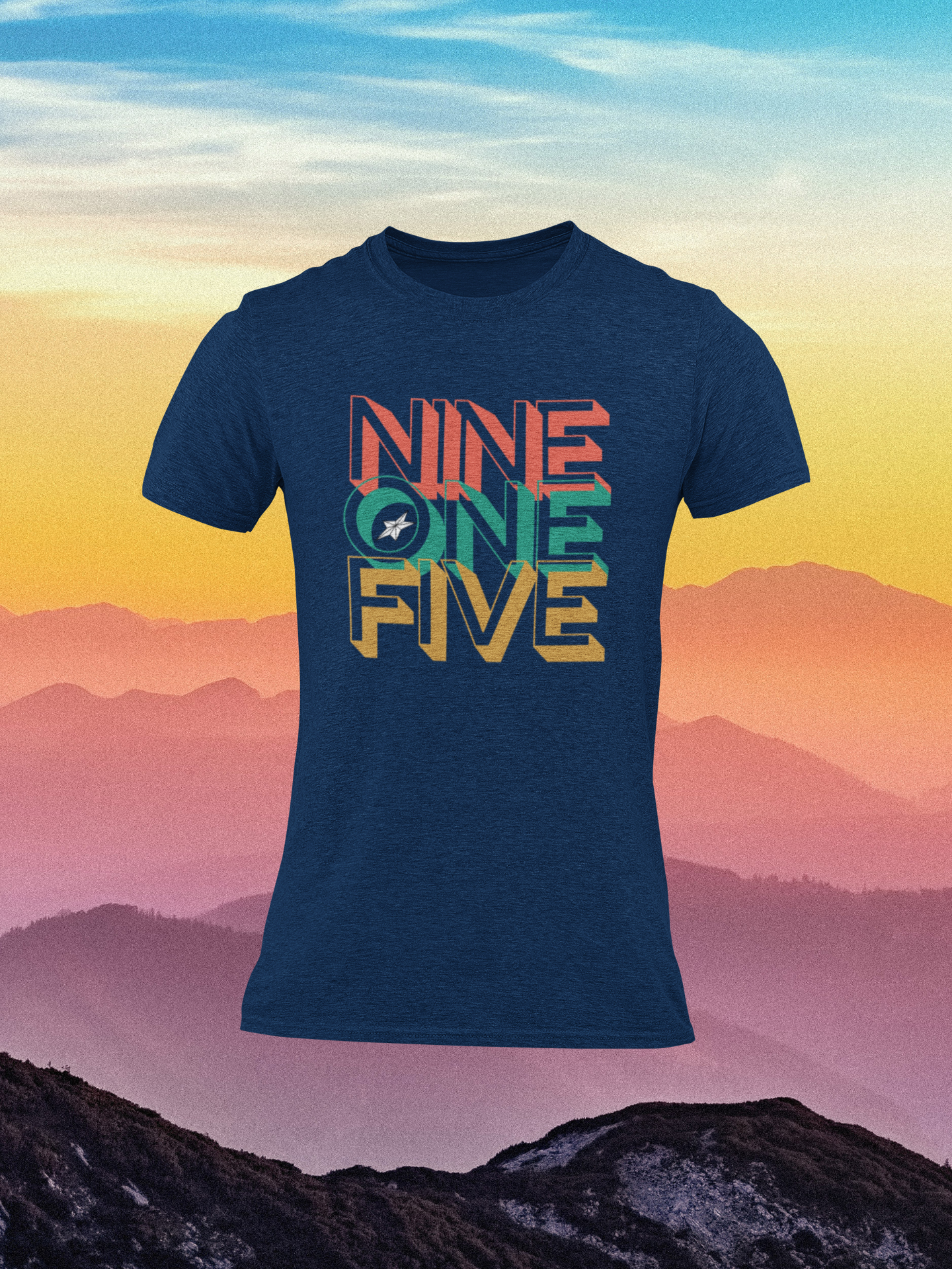 Nine One Five Retro Tee