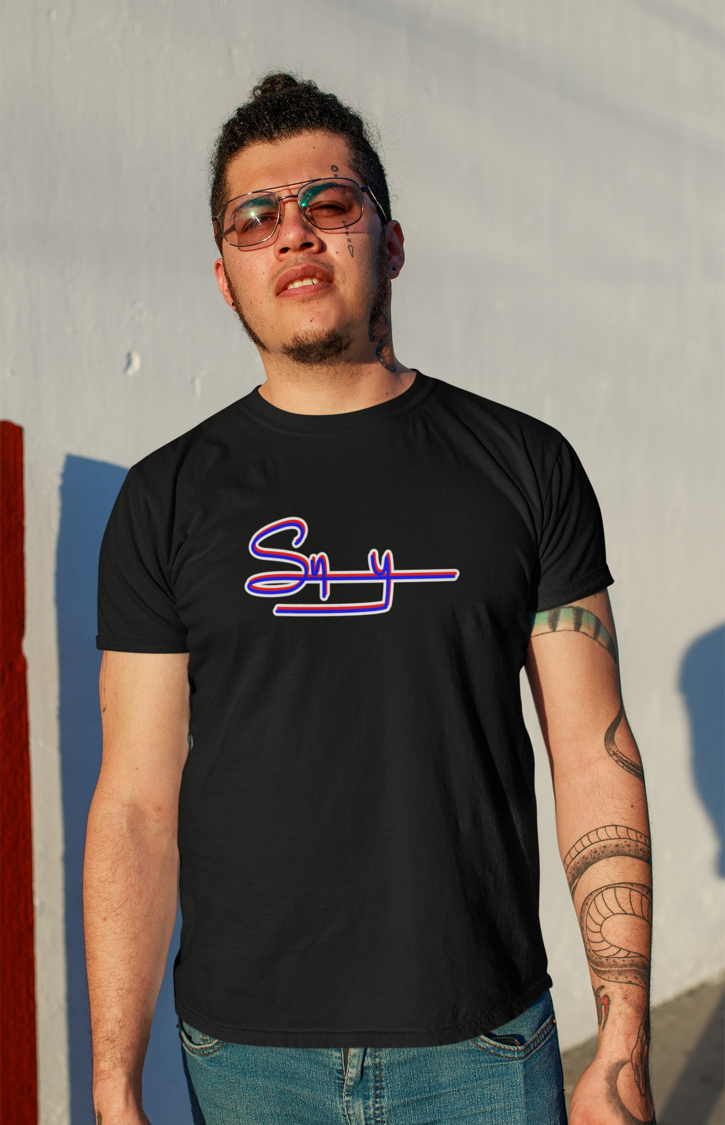 Sneaky Gman Logo Shirt Black