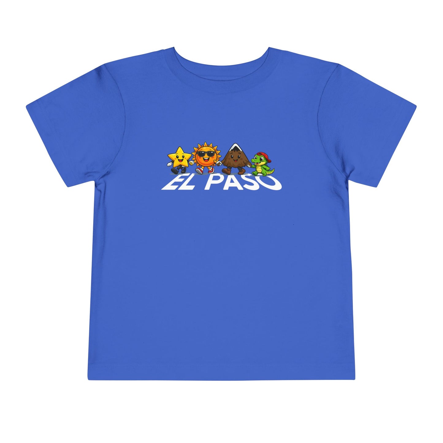 Toddler Tee — Cute Cartoon Star, Sun, Triangle & Frog Characters