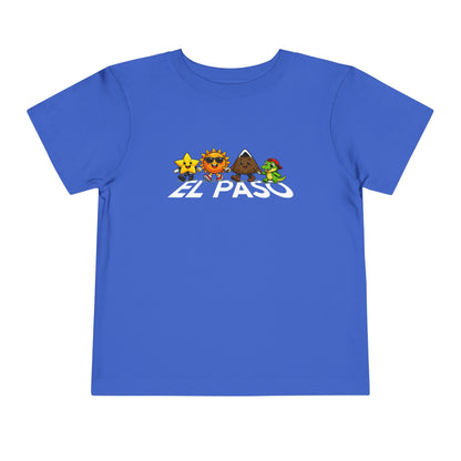 Toddler Tee — Cute Cartoon Star, Sun, Triangle & Frog Characters