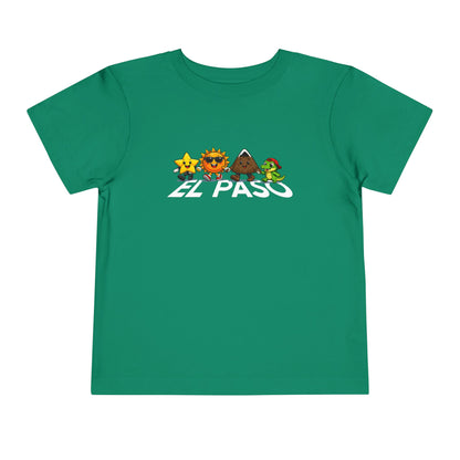 Toddler Tee — Cute Cartoon Star, Sun, Triangle & Frog Characters