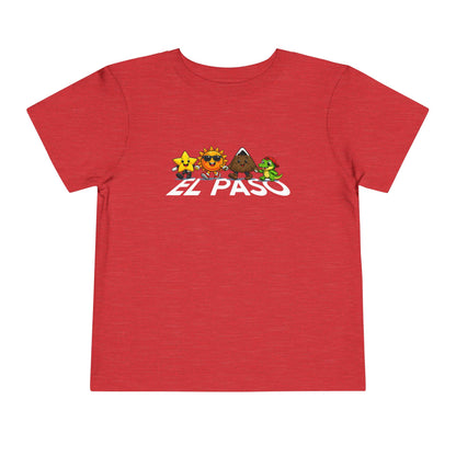 Toddler Tee — Cute Cartoon Star, Sun, Triangle & Frog Characters