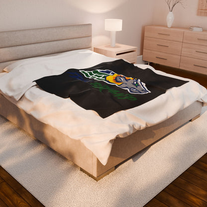 The Brand Cozy Velveteen Plush Blanket