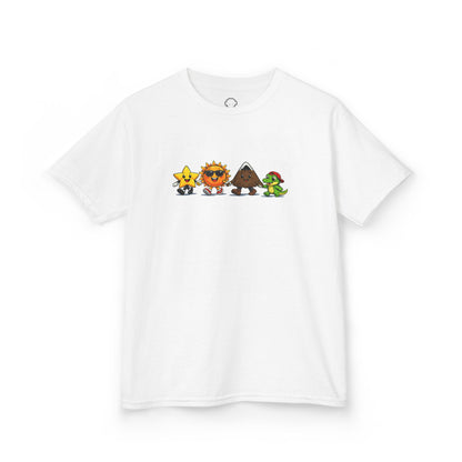 El Paso Icons Kids Tee — Sun City Mountain & Alligator Design