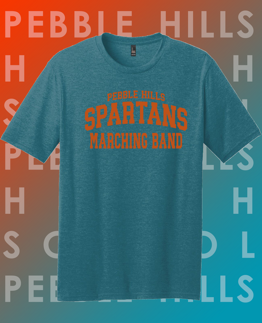 Pebble Hills Band Teal Tee