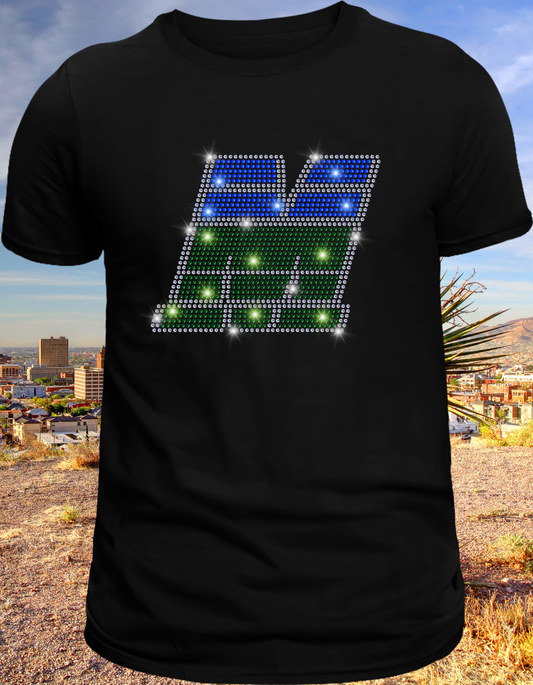 MHS Football Rhinestone Tee