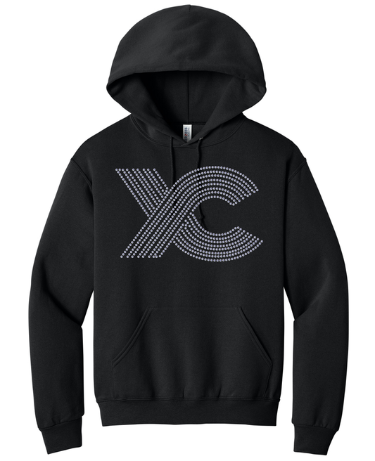 XC Hoodie Rhinestone