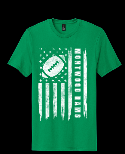 MHS Football Flag Tee