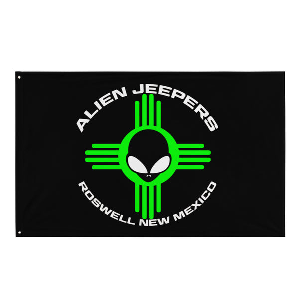 Alien Jeepers Flag 60″ × 36″
