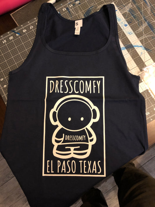 Navy Ladies DressComfy Tank
